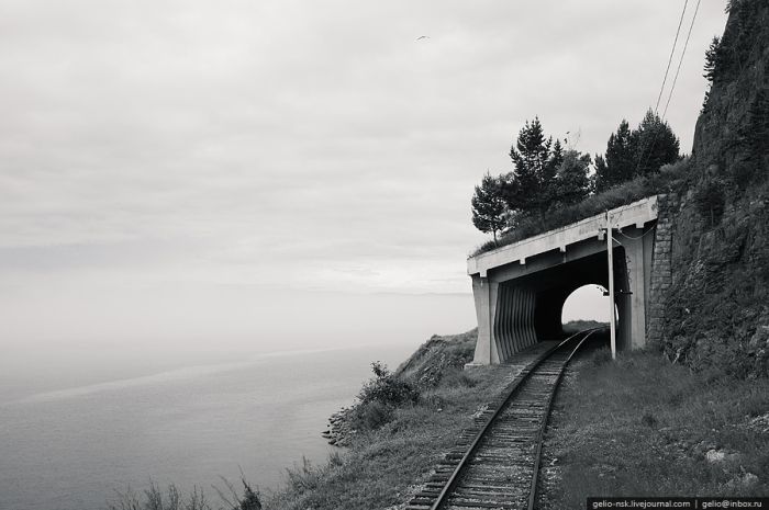 Кругобайкальская железная дорога (30 фото)