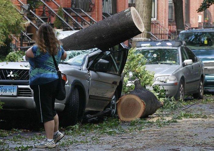 Торнадо в Нью-Йорке (17 фото+текст)
