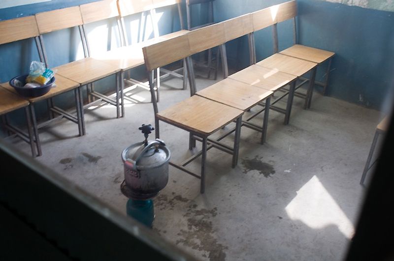 20. Классная комната в одной из школ Кабула.